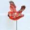 Hot Sale in Russia 6 Inch Plastic Swan Decorative Garden Planter Sticks