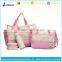 Factory sale mum travel bag set nylon beach bag set