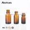 25ml amber glass essential oil bottle boston round with dropper