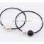 Women's accessories wholesale open black pearl collar necklace