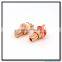 OEM/ODM Red Copper Plated RCA Socket Phono Female Chassis