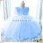 Elegant Girl Dress Girls 2015 Summer Fashion Pink Lace Big Bow Party Tulle Flower Princess Wedding Dresses Baby Girl dress D63