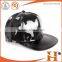 high quality blank fitted hats wholesale leather fitted flat bill hat