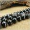 Gorgeous Natural Black Stripe Agate Gemstone Round Loose Beads Strand for Jewelry Making