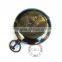 ANCHOR DALVEY COMPASS 2" - ANTIQUE PUSH BUTTON POCKET COMPASS - NAUTICAL BRASS ANTIQUE COMPASS