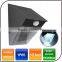 Outdoor 12 led waterproof motion sensor PIR garden solar wall mount light
