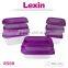stackable plastic storage box with handle