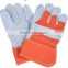 Cow split leather glov full palm/ leather working gloves