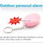 KIVOS Personal Alarm 120dB Security Siren Alarm Attack Protection Key Chain Personal Alarm Wholesale