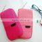 Promotioanl cotton travel passport folder smart wallet mobile card holder made in China