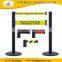 Powder coating strap crowd control barrier economic retractable belt stanchion