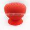 Best promotion small mushroom bluetooth speaker waterproof , portable bluetooth speaker with sucker