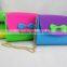 2014 Spring Summer Fashional Woman MK Candy Bags Handbags Transparent Silicone Jelly Bags.