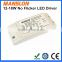 Promotional 18W constant current 300mA 500mA no flicker LED driver power supply