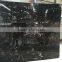 Black Ice flower, black marble, marble