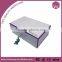 Gray Purple Lining Wooden Luxury KeyLock Jewelry Boxes For Girl