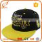 Wholesale two tone corduroy blank snapback hat custom logo