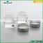 10ml small cream glass jar with aluminum screw cap