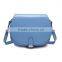 Handbag factory lady PU leather sling bag round shape