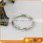 triangle split key ring,stainless steel jump ring