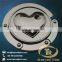 Most popular novel design printed logo purse hook zinc alloy foldable metal custom baghanger