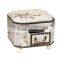 Household decorative leather storage stool