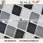 M17 Black Mix grey and white Glass Mosaic Tile for indoor wall