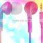 cheap!!!! DS-K100 with 3.5mm plug colorful and comfortable stereo earphone