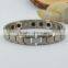 China 316 steel high quality silver magnetic friendship bracelets
