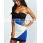 HP680052 dongguan supplier 2015 new fashion off shoulder knee-length bandage dress