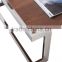 TB hot design glass and wood coffee table