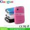 Guoguo 2016 new LED torch 6600mah usb external portable charger battery bank for cellphones