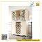 white lacqured royal wooden dining room furniture sets with high gloss dining table chairs and wood carving cabinets