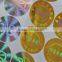 custom made self adhesive hologram sticker