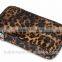 Fashion 64 Capacity Leopard Grain PU Leather Cover CD DVD Bag CD DVD Storage Bag Car Disc Case