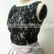OEM Elegant black lace and stone skirt plus size women clothing wholesale manufacturer made in China