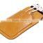 Leather mobile phone pocket bag case with factory price