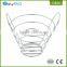 Newest tubbiness shape design metal wire empty hanging fruit basket