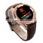 NO.1 D2 Diamond Smart Watch-Brown for Female MTK2502 UV Detect CVC6.0 Noise Reduction ECG Heart Rate 0.3MP Camera
