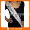 OKGIFT Bride to be sash with printing fonts,bachelorette party sash wholesale