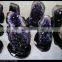 Wholesale diffrerent style natural amethyst crystal geode specimen for business decoration