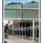 Latest design glass handrail balcony aluminum and glass