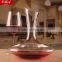 Stock 2000ml Large crystal antique glass wine decanter/crystal decater