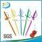 8.5cm colored plastic forks