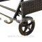 Outsunny Adjustable Outdoor Rattan Lounge Chair / Chaise Lounger w/ Cushion