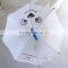White Cat safety cartoon umbrella children umbrella