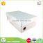 High end custom packaging empty shoe boxes with hole inside
