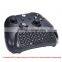 OEM Wirleless QWERTY Keyboard With Headset/Audio Jack For XBOX One Controller