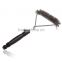 Outdoor 12'' Triangle Scraper Tool BBQ Cleaner Brush , Easy Use Wholesale Barbeque Cleaner BBQ Cleaning Brush