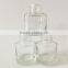 50 ml straight round clear glass perfume empty bottle with pump sprayer